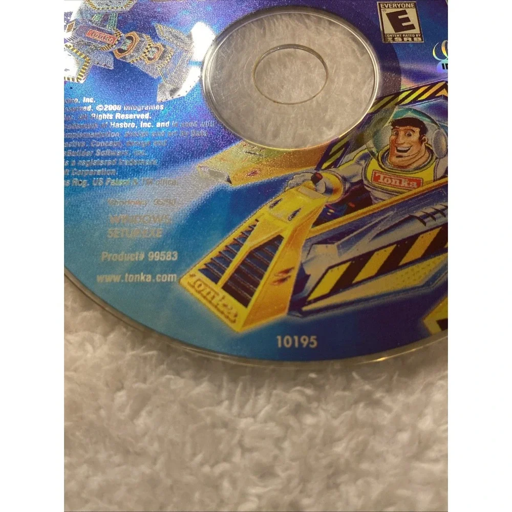 Tonka Space Station PC CD ROM Game Hasbro 2001 Disc Only